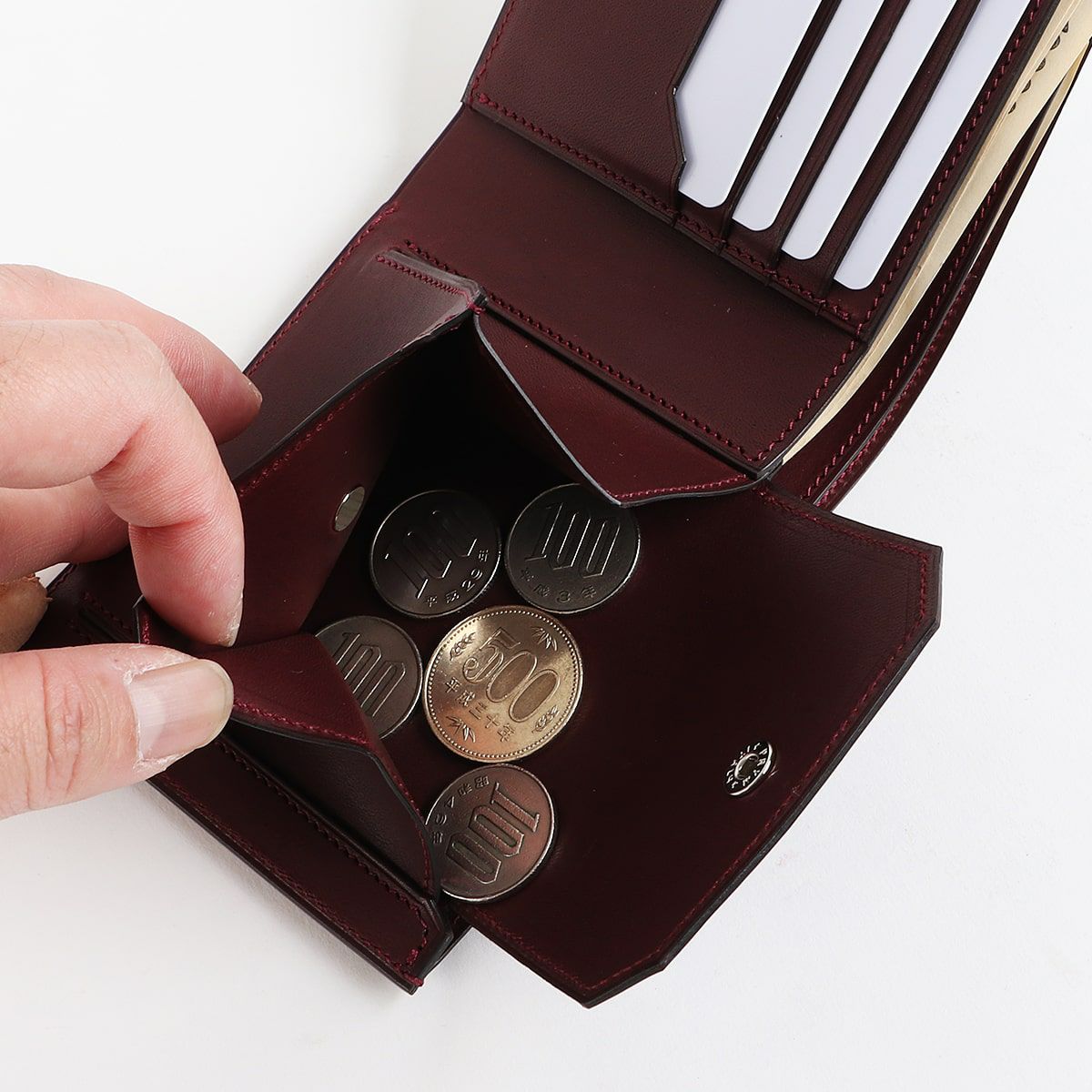 双鞣和地 二つ折り財布（小銭入付） | 万双公式オンラインショップ