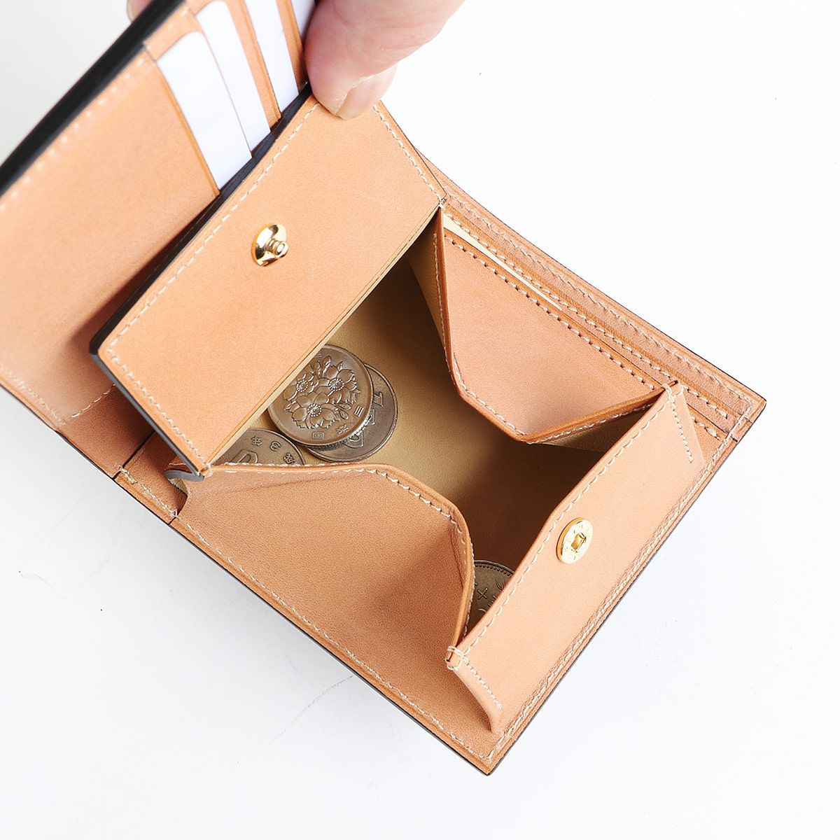 万双　コードバン二つ折り財布(小銭入付) コードバン 二つ折り財布(小銭入付) | 万双公式オンラインショップ