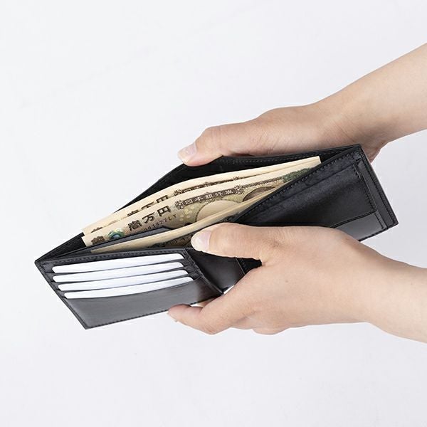 オールブライドル センターカバー二つ折り財布（小銭入れ付） | 万双