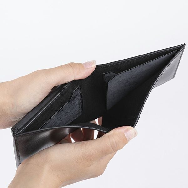 オールブライドル センターカバー二つ折り財布（小銭入れ付） | 万双