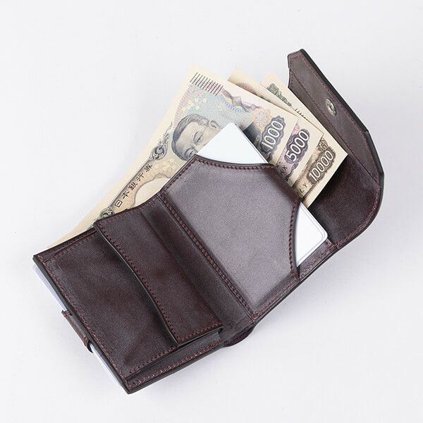 オールブライドル コンパクト三つ折り財布 | 万双公式オンラインショップ